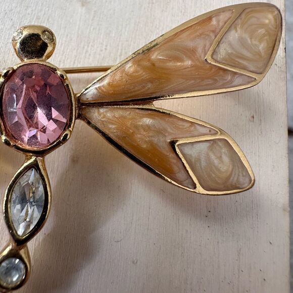 Vintage Kenneth Lane Avon Dragonfly Brooch - Picture 2 of 7